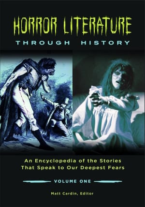Book cover: Horror Literature through History by Matt Cardin
